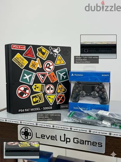 PlayStation 4 fat model 500gb available