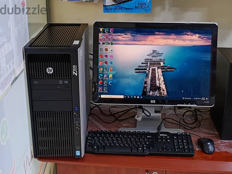 Z820 2x Xeon Processor RAM 128GB/2.5TB SSD/HDD 22’’ Monitor FHD 1