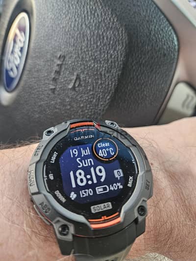 Garmin Instinct 3 solar smart watch
