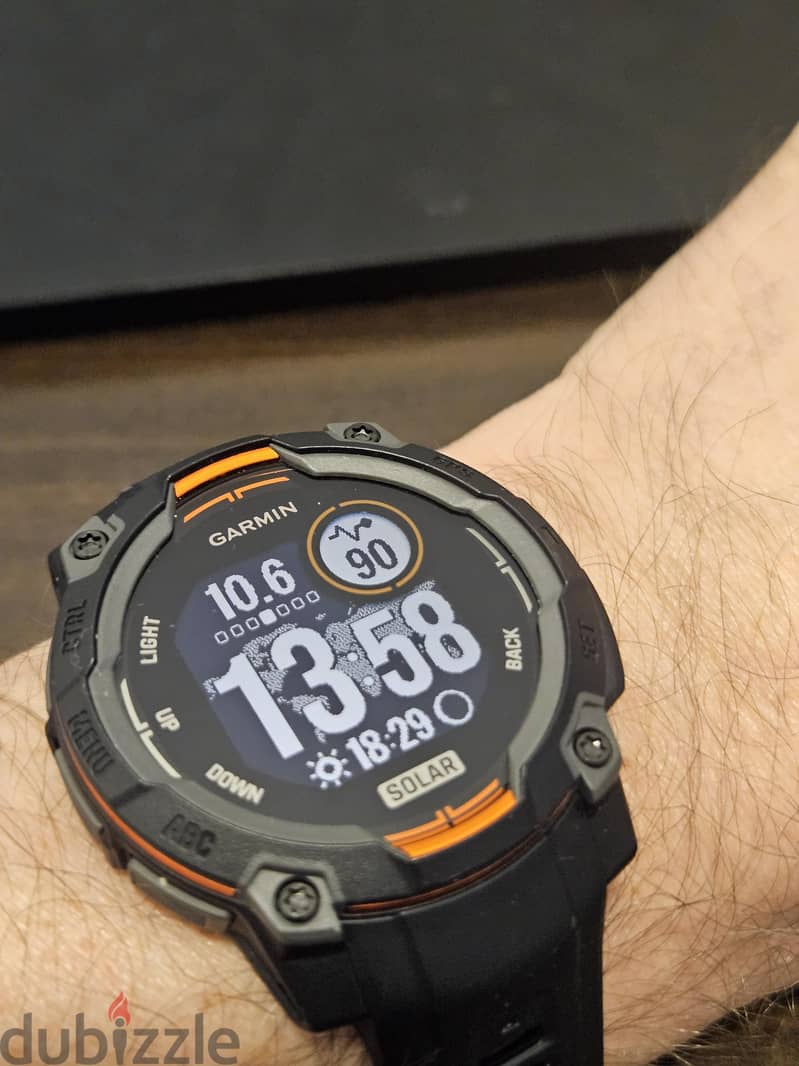 Garmin Instinct 3 solar smart watch 2