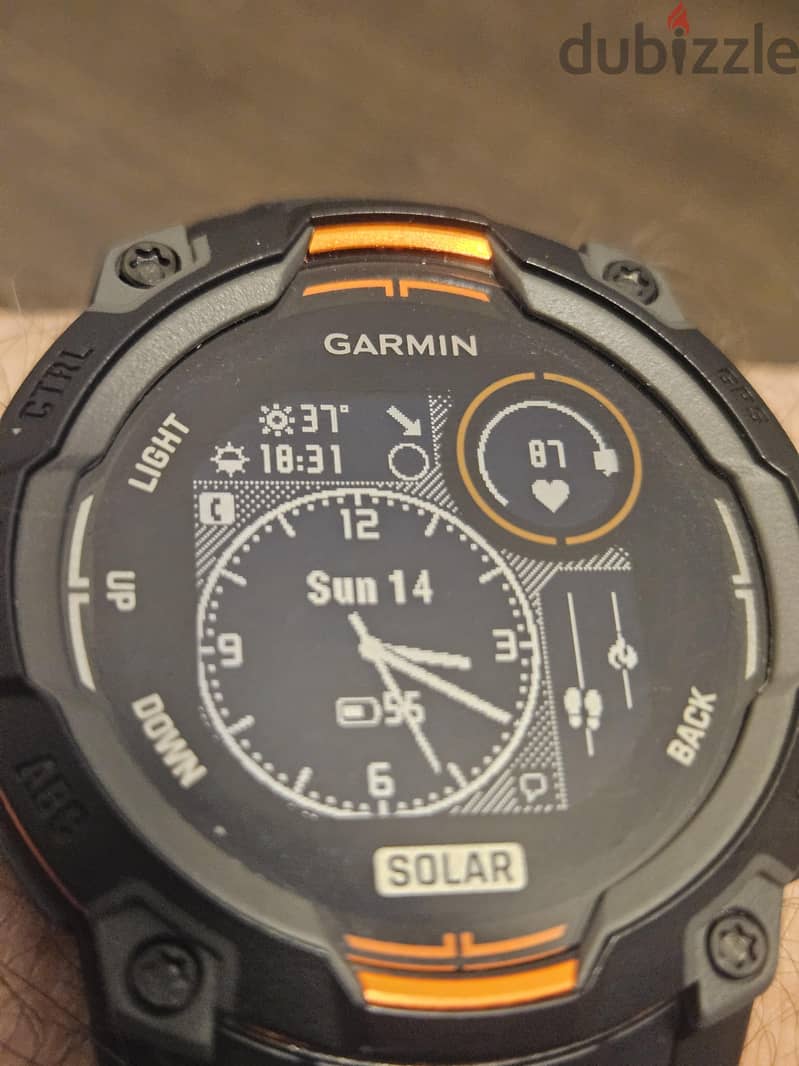 Garmin Instinct 3 solar smart watch 3