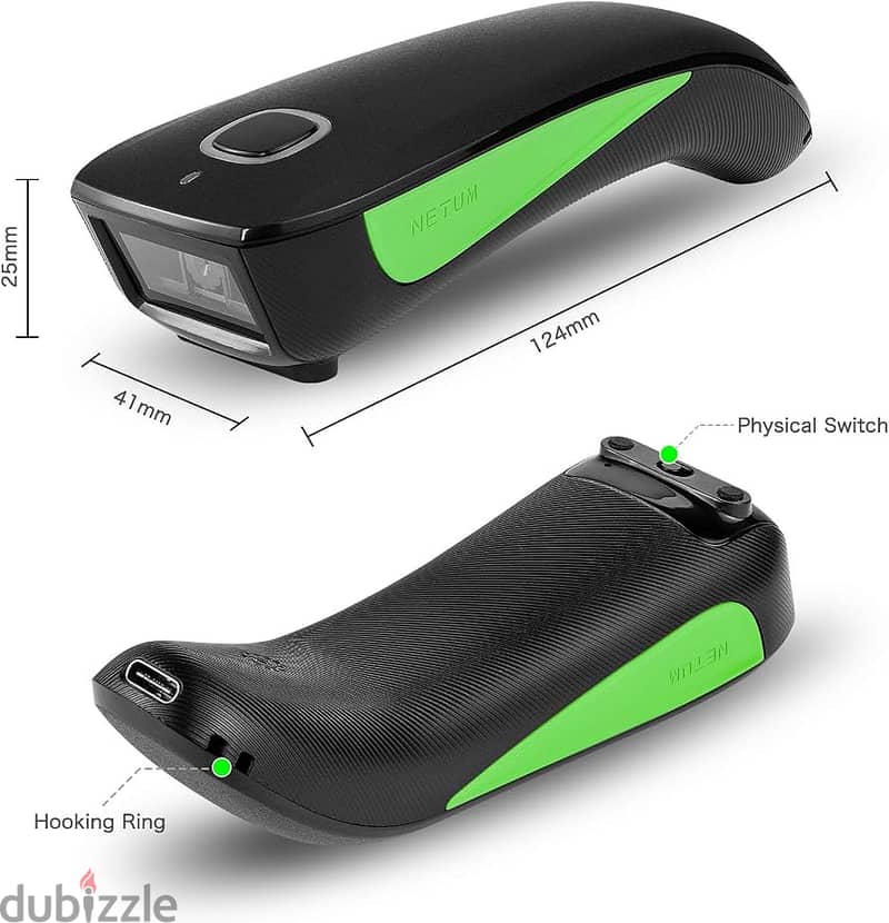 Special Offer New Bluetooth+Wireless Barcode Scanner Scanner Portable 3