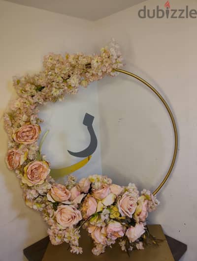 Floral Hoop Centerpiece
