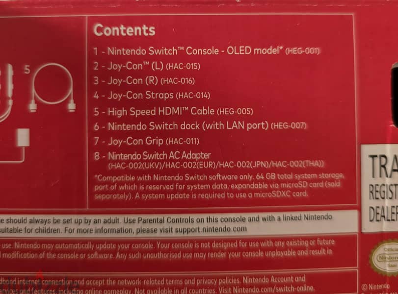Nintendo Switch OLED Mario Red Edition 2