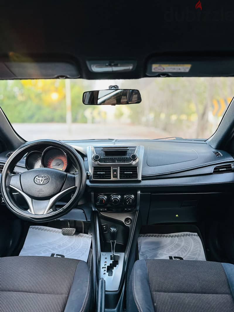 TOYOTA YARIS HATCHBACK 2015 MODEL WELL MAINTAINED USED CAR 7