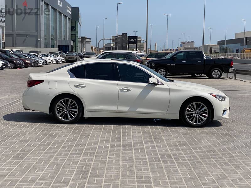 Infiniti Q50 2023 White 2