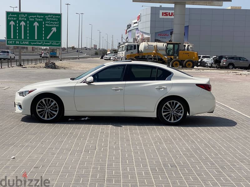 Infiniti Q50 2023 White 3