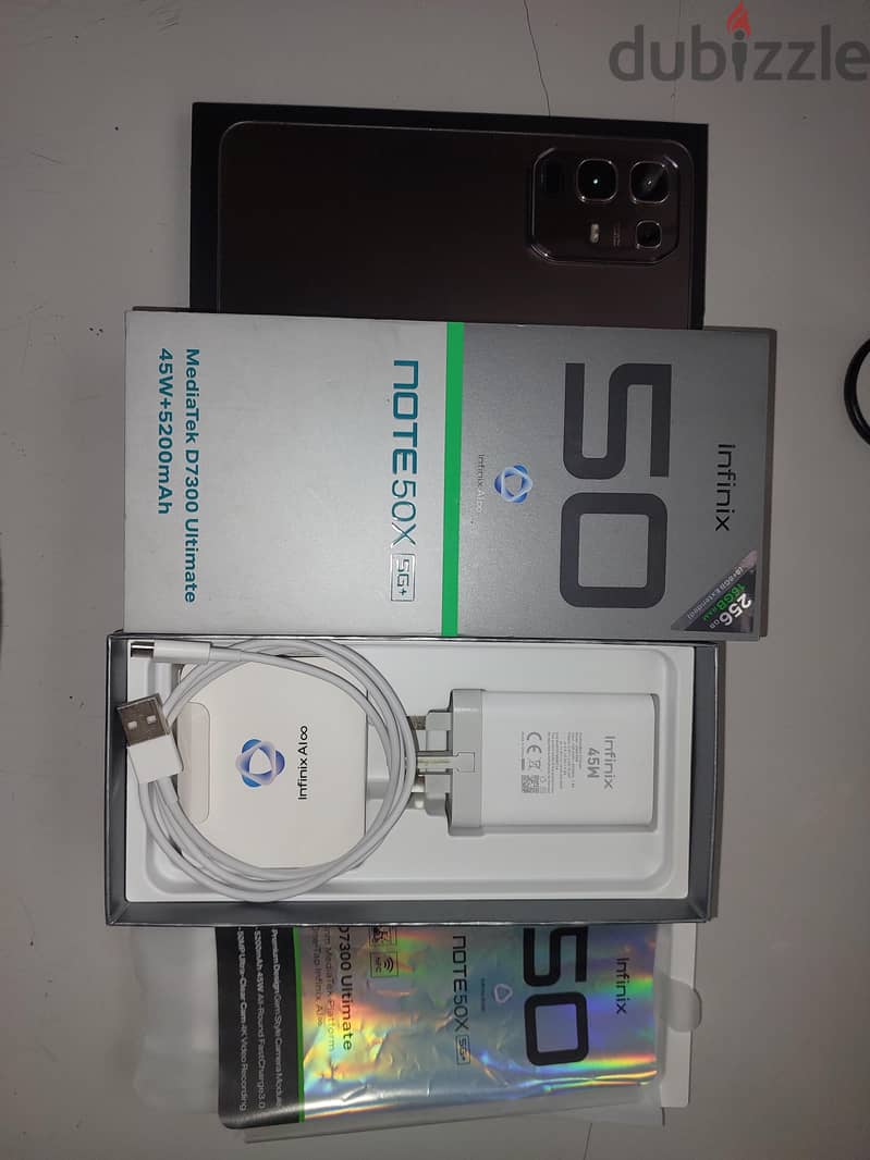 Infni  note x50 5g 256. GB 16. arm and 6 monht warranty good condition 4
