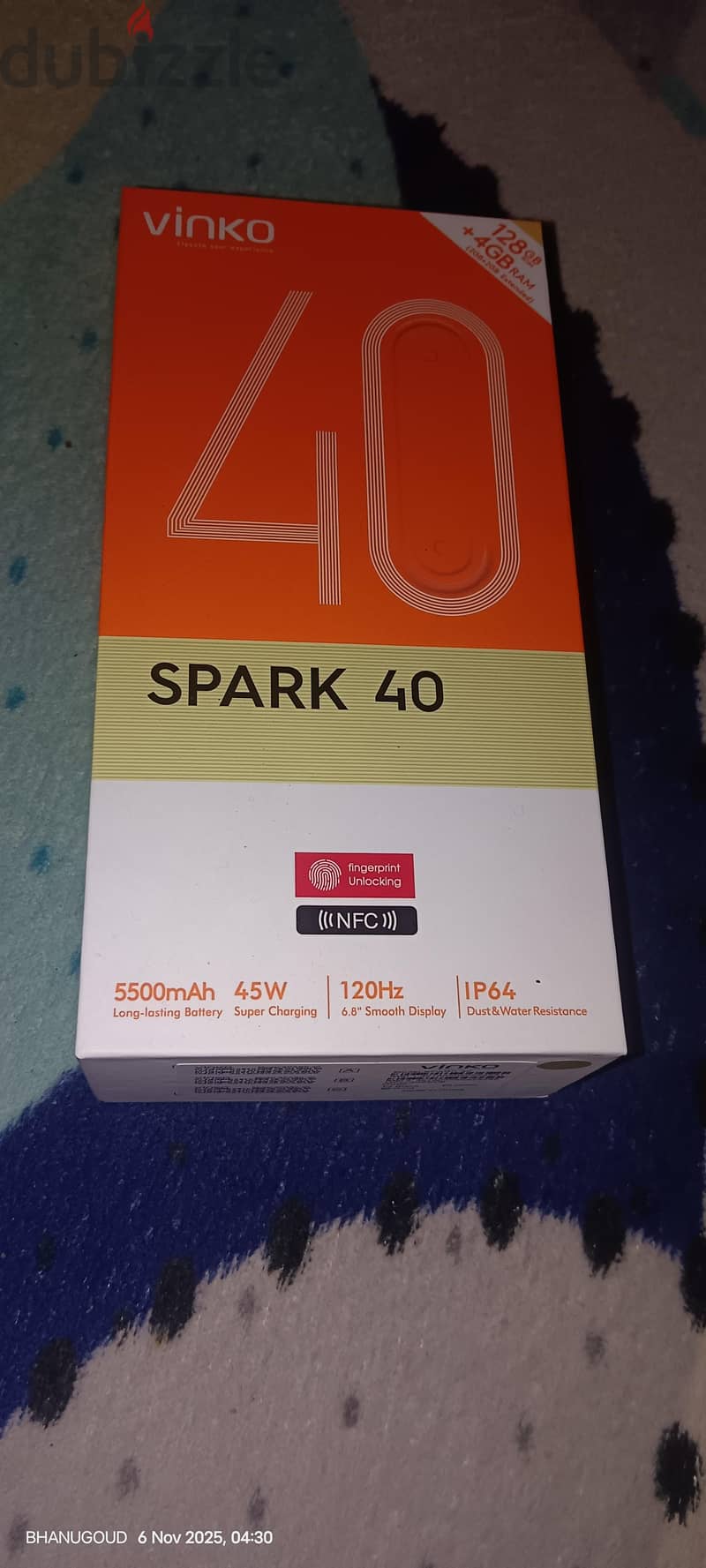 vinko SPARK 40- 4gb 128gb 2