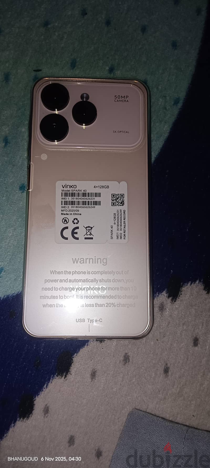 vinko SPARK 40- 4gb 128gb 4