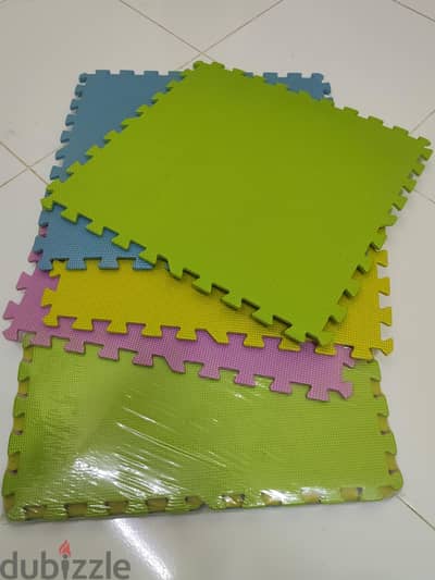 Multicolor Interlocking EVA Foam Floor Mats / Puzzle Play Mat Tiles