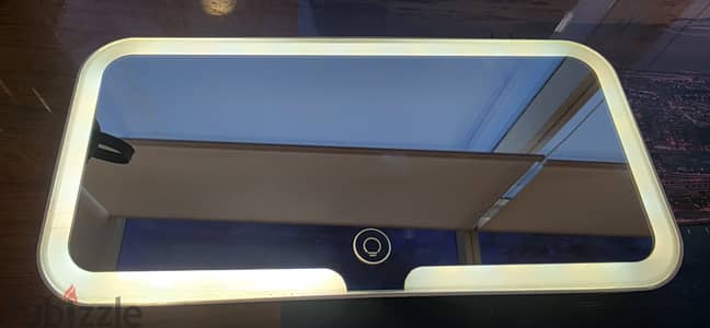 SUN VISOR MIRROR - UNIVERSAL(FOR ALL CARS) - CRYSTAL CLEAR BIG MIRROR