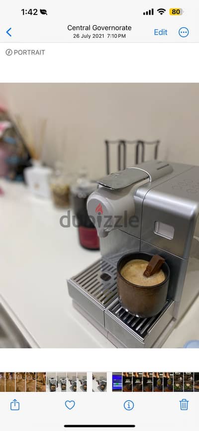 Nespresso coffee machine LATTISSIMA TOUCH