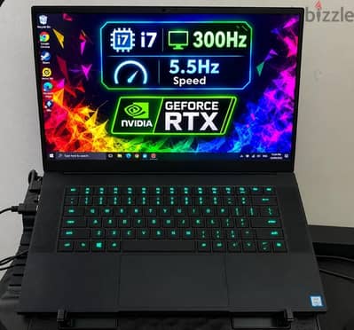 Razer blade Famous i7 Gaming 300gz RTX2080 SUPER laptop