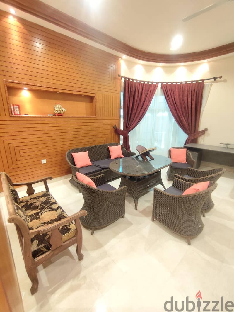 Furnished villa for rent @ Qalali 2 BR 400 BD Inclusive ewa 3