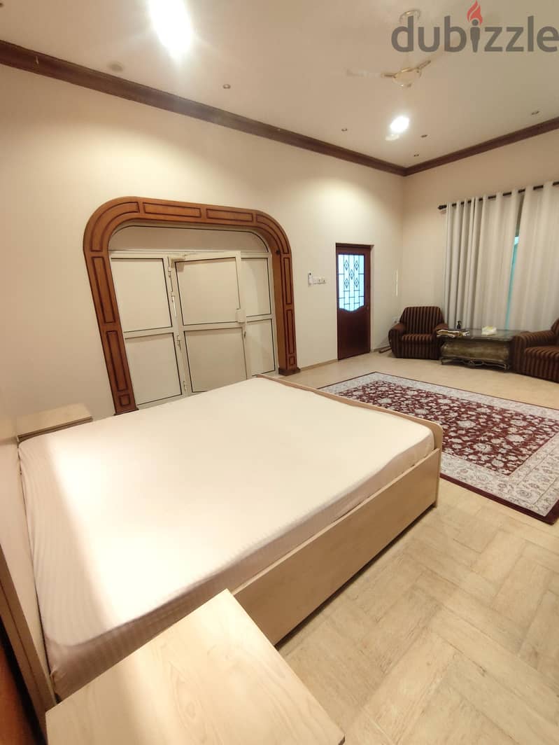 Furnished villa for rent @ Qalali 2 BR 400 BD Inclusive ewa 15