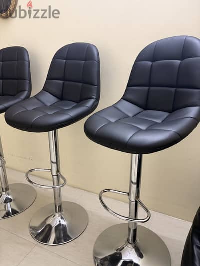 Bar chairs with cover