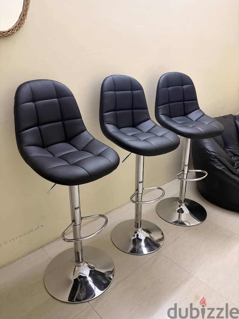 Bar chairs with cover 2