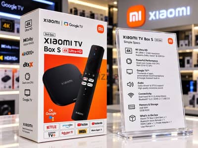 XIAOMI TV BOX + 6-MONTH OTT ACCOUNT | NETFLIX | PRIME VIDEO | DISNEY+