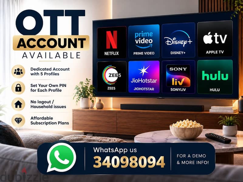 XIAOMI TV BOX + 6-MONTH OTT ACCOUNT | NETFLIX | PRIME VIDEO | DISNEY+ 1