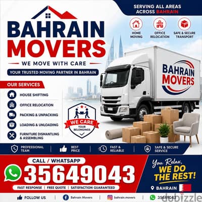 House Movers all over Bahrain 24/7 low price