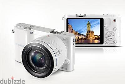 كاميرا سامسونج NX1100  Mirrorless  مع العدسة + فلاش 1