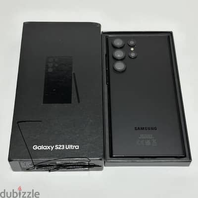 Samsung s23 ultra 256 gb with box like new