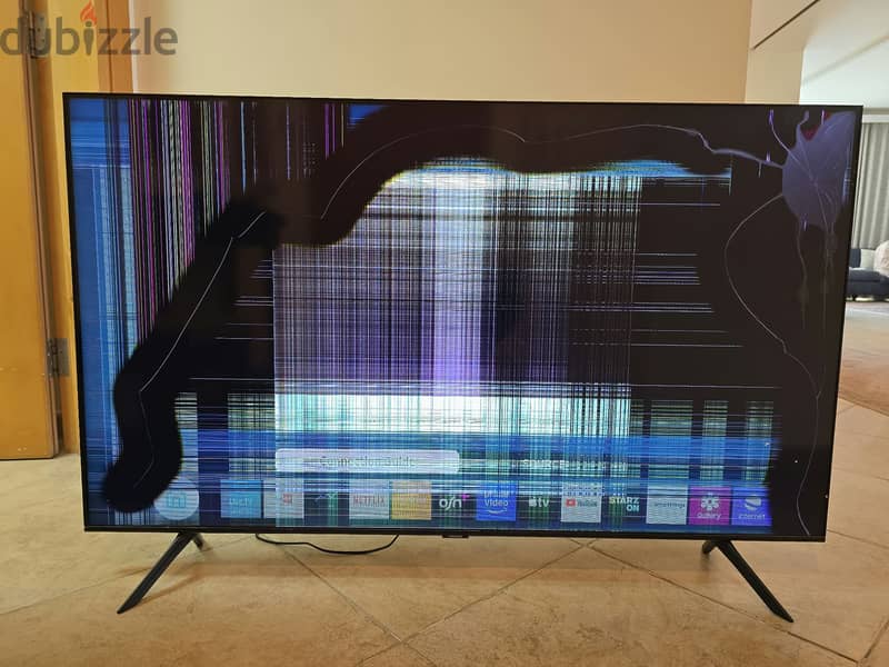 Samsung 55" QLED Smart TV (Q60T) With Samsung Origional Remote and TV 1