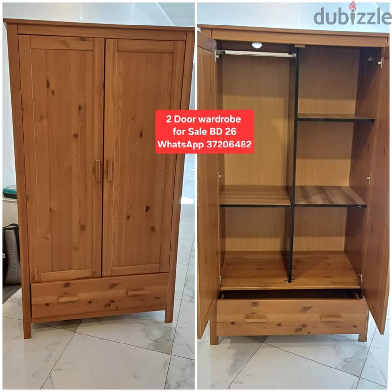 Bed with mattress and other items for sale with Delivery 4