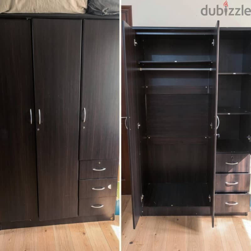 Bed with mattress and other items for sale with Delivery 7