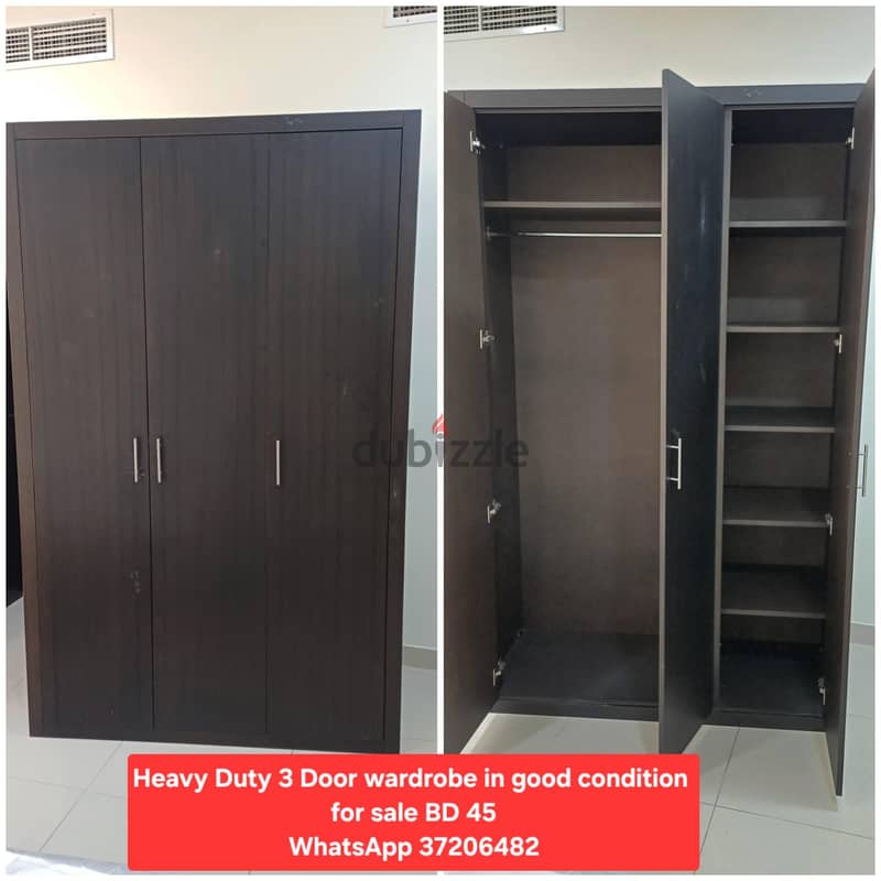 Bed with mattress and other items for sale with Delivery 11