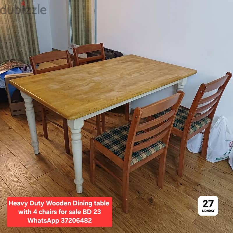 office table and other items for sale with Delivery 14