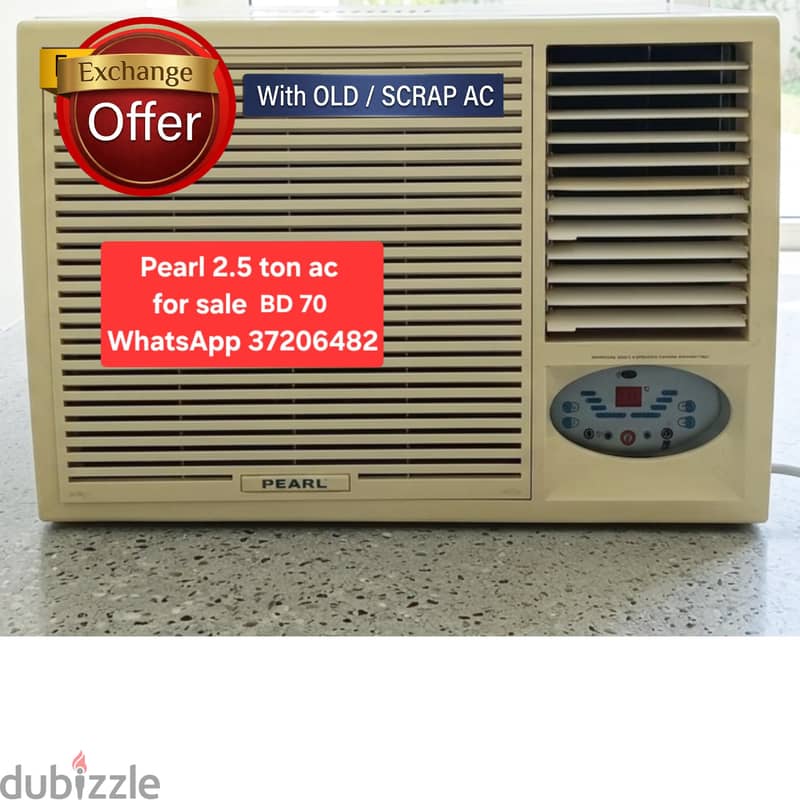 Rowa 1.5 ton split ac and other items for sale with Delivery 1