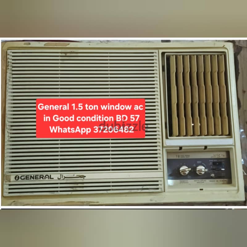 Rowa 1.5 ton split ac and other items for sale with Delivery 4