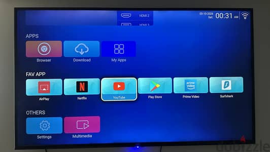 65” inches led tv smart 4k  whatsp only 34248448