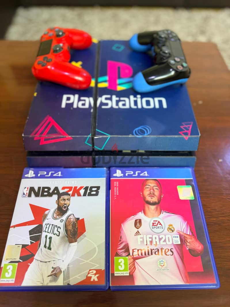 PS4 1TB + 2 CONTROLLERS & 2 GAMES 1