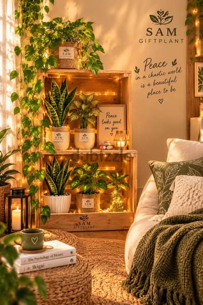 cozzy comfy plant cirner with accessosries
