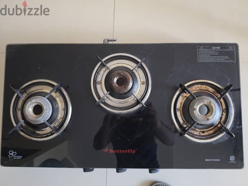 Butterfly TRIO Auto – 3 Burner Gas Stove 1