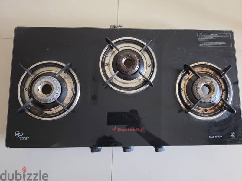 Butterfly TRIO Auto – 3 Burner Gas Stove 3