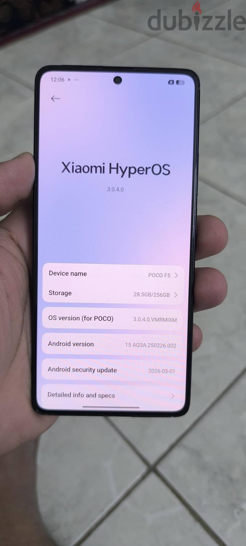 Poco F5 ram 12+12/256 gb super fast and gaming phone great best 1