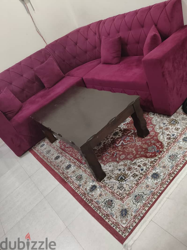 Sofa for sale with rug 1
