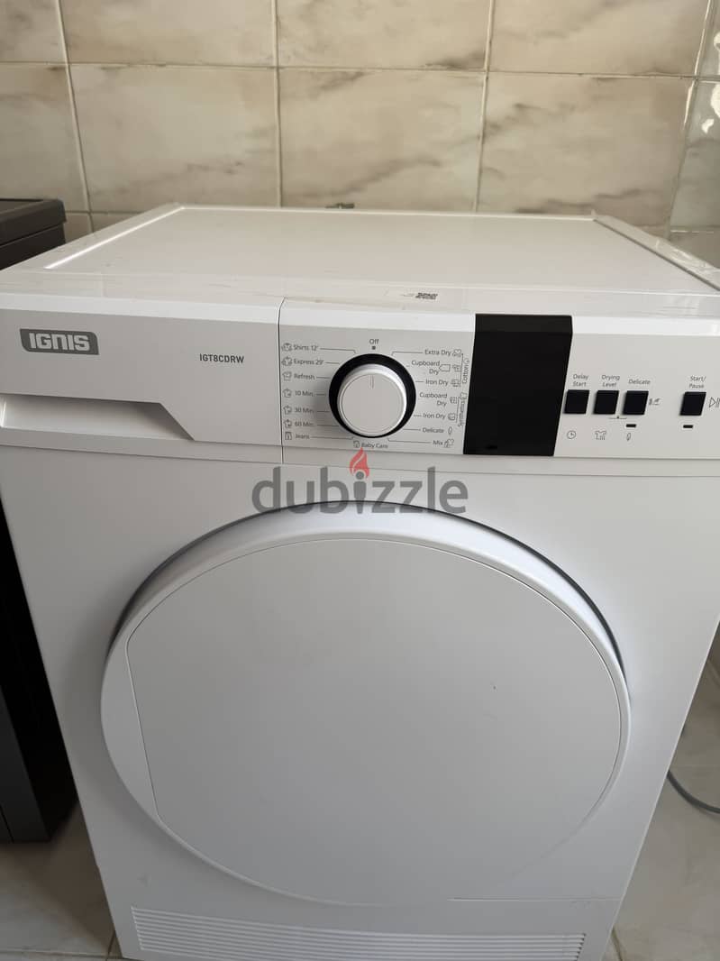 Used 3 months with warranty washer and dryer 165 BHD 1