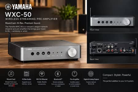 Yamaha WXC-50 MusicCast Wireless Streaming Preamplifier