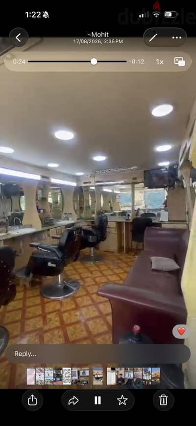 Men salon for sale
