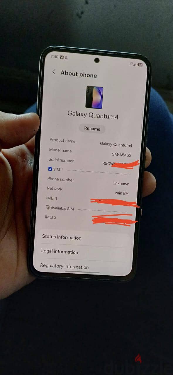 Samsung A54 5G ram 8+8/128 gb special advanced software Korean 7