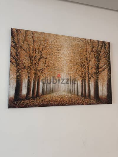 Autumn Painting forest Canvas For sale