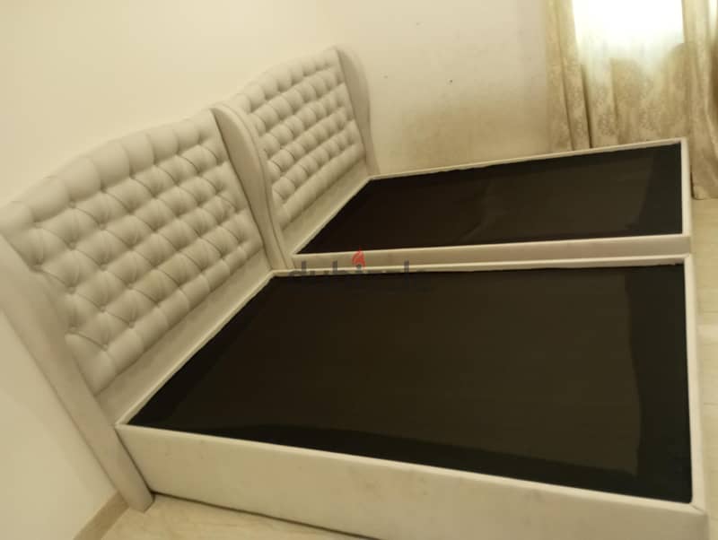 2 bed without mattress size 120+200 1