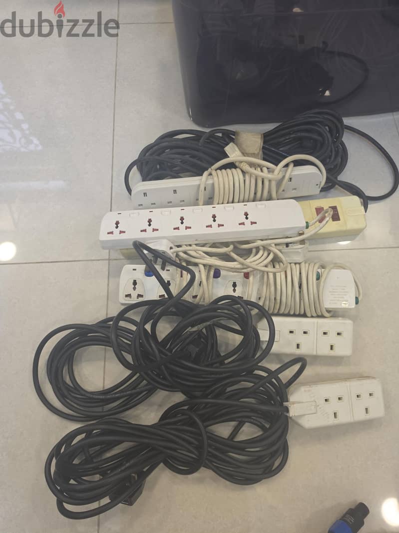 for sale speakers wires with speakon adaptor and power extensions 2