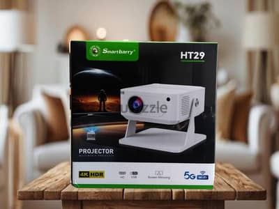 Smart Projactor 4K HDR WIFI Bluetooth & Miracast 23 BD Only