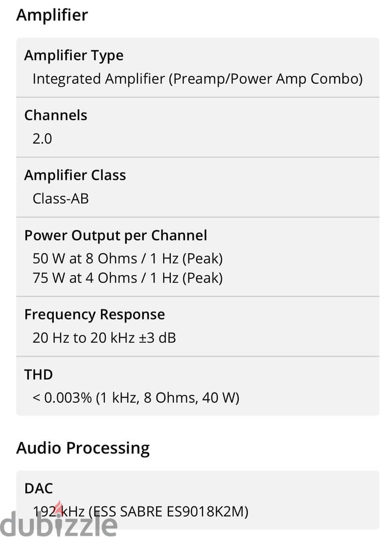 Audiolab 6000A - Integrated Amplifier / Pre Amp and Power Amp - 200 bd 1